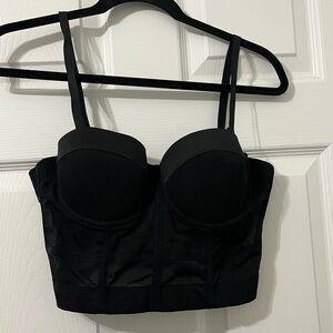She’s Moda Black Women's Bustier Top